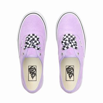 Damske Tenisky Vans Checkerboard Lace Authentic Platform 2.0 Nachový/Biele VA81SONPU